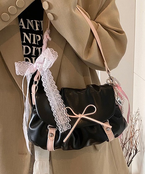 aimoha（アイモハ） ショルダーバッグ バッグ リボンデコレーション