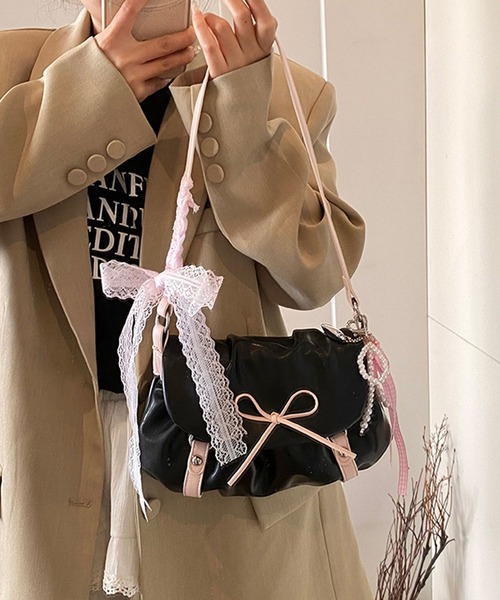 aimoha（アイモハ） ショルダーバッグ バッグ リボンデコレーション