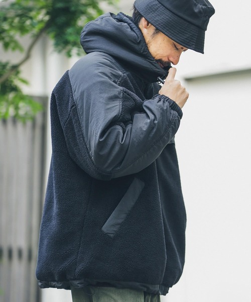 「URBAN RESEARCH Sonny Label」 ジップアップブルゾン LARGE ブラック メンズ_画像5