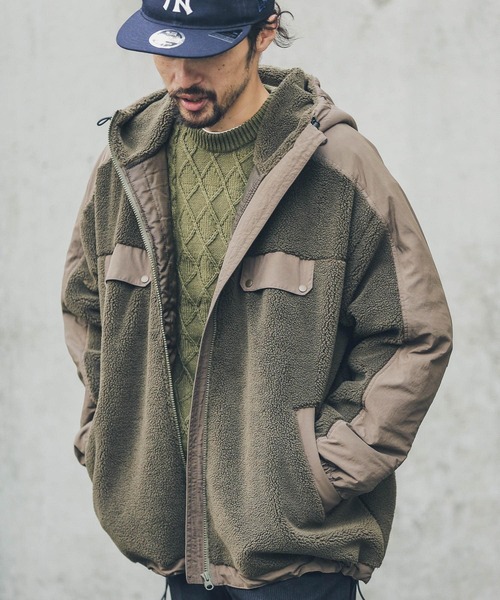 「URBAN RESEARCH Sonny Label」 ジップアップブルゾン LARGE ブラック メンズ_画像6