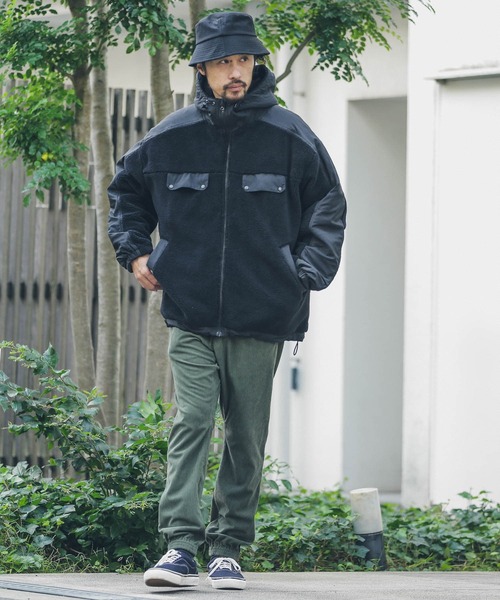 「URBAN RESEARCH Sonny Label」 ジップアップブルゾン LARGE ブラック メンズ_画像7
