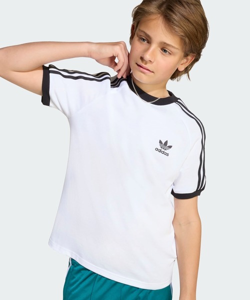 adidas tシャツ アディカラー スリーストライプTシャツ キッズ