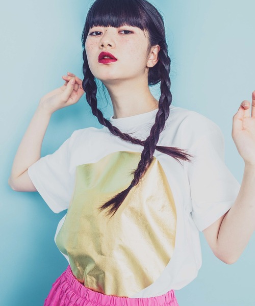 tシャツ circleプリントTシャツ レディース メンズ