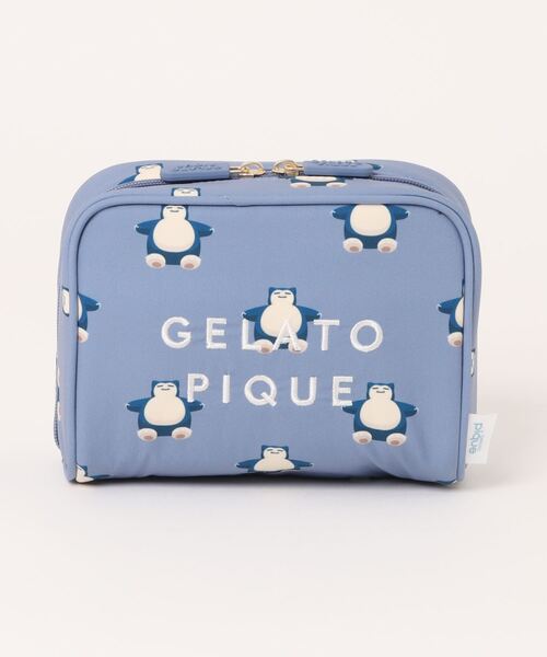 gelato pique ポーチ＆ハンカチ フルーツ フルーツ柄 タオル ポーチ セット パイナップル
