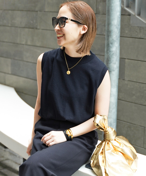 【新品】定価19,800円　Deuxieme Classe　ノースリーブニット Deuxieme Classe 「Deuxieme Classe」 ノースリーブニット FREE