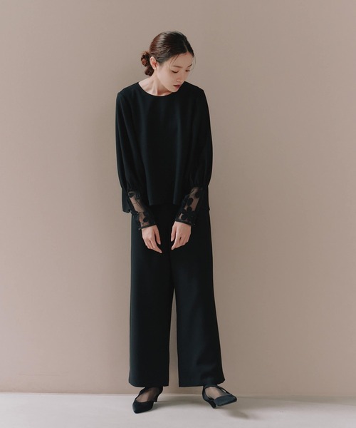 kaene セットアップ エンブロイダリーフォーマルセットアップ