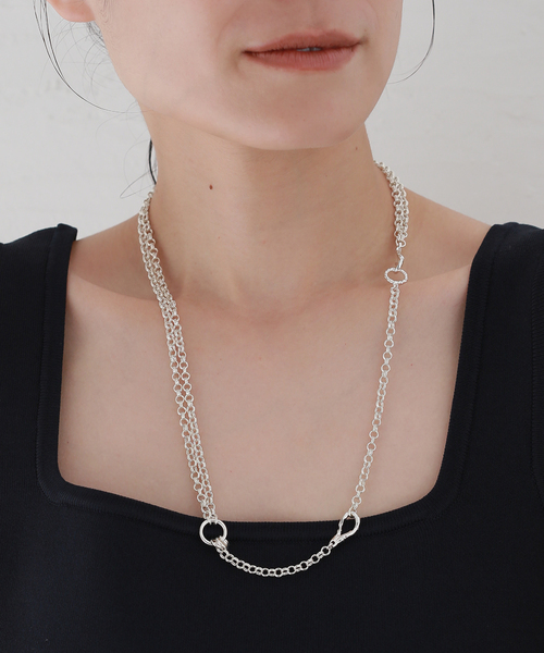Spick & Span 【Soierie/ソワリー】 ネックレス Soierie/ソワリー carabiner loop necklace（ネックレス