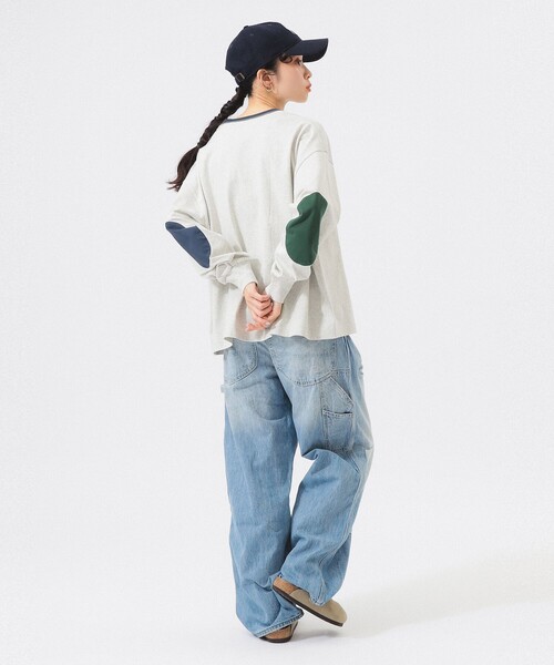 Champion tシャツ 「別注」Champion / エルボーパッチ Tシャツ