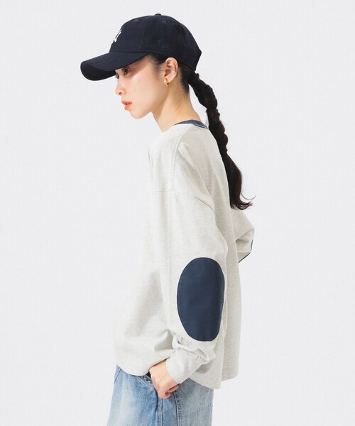 tシャツ 「別注」Champion / エルボーパッチ Tシャツ レディース Champion tシャツ 「別注」Champion / エルボーパッチ Tシャツ