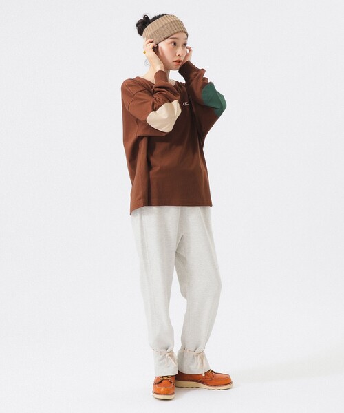 Champion tシャツ 「別注」Champion / エルボーパッチ Tシャツ