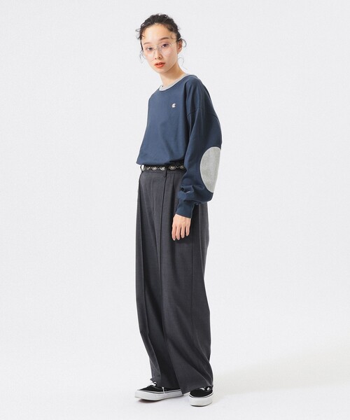 Champion tシャツ 「別注」Champion / エルボーパッチ Tシャツ
