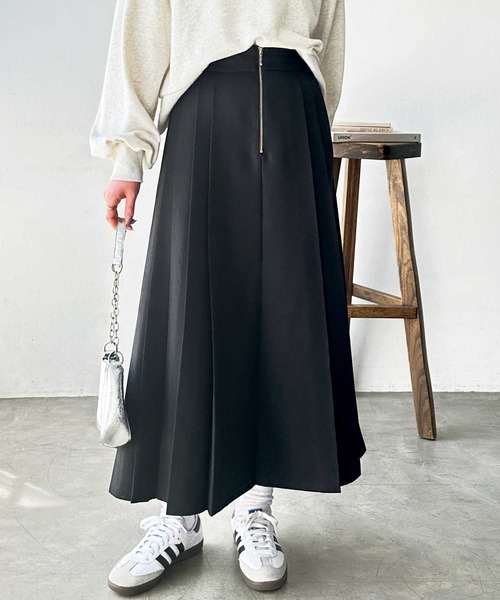 GeeRA（ジーラ） スカート 「S-XLサイズ展開」フロントファスナーハイ