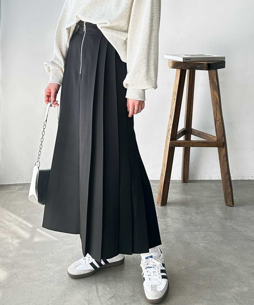 GeeRA（ジーラ） スカート 「S-XLサイズ展開」フロントファスナーハイ