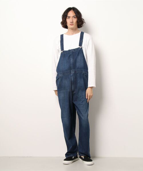 Lee 「Lee」 オーバーオール SMALL ブラック メンズ : ZOZOTOWN
