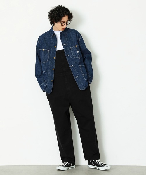 Lee 「Lee」 オーバーオール SMALL ブラック メンズ : ZOZOTOWN
