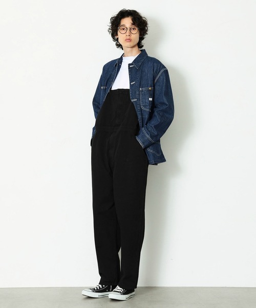 Lee ブラック オーバーオール Lee 10%off 最新モデル オーバーオール BLACK 新サイズ 130 140