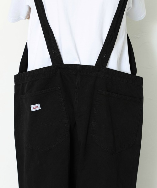 Lee 「Lee」 オーバーオール SMALL ブラック メンズ : ZOZOTOWN