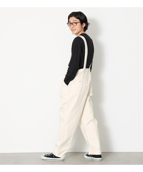 Lee オーバーオール　メンズ　XSサイズ　ホワイト Lee オーバーオール サロペット Lee/リーDUNGAREES UNION-ALLS