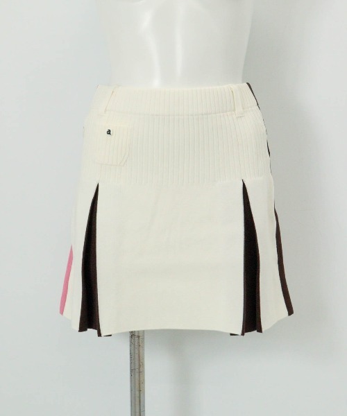 archivioニットスカート archivio（アルチビオ） スカート 「LADIES」カラーライン配色ニット