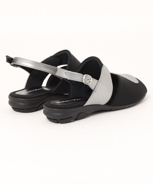 ブランブルー（ブランブルー）/【日本製】【本革】【3E幅】異素材バイカラーサンダル blanc/bleu（ブランブルー） サンダル 「日本製／本革／3E幅」異素材