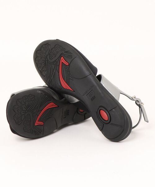 blanc/bleu（ブランブルー） サンダル 「日本製／本革／3E幅」異素材