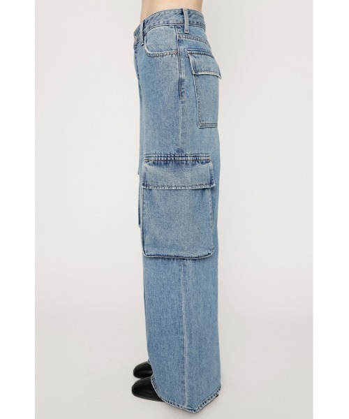 「SLY」 加工デニムパンツ 0 ブルー レディース