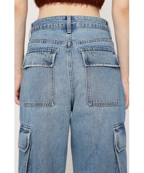 「SLY」 加工デニムパンツ 0 ブルー レディース