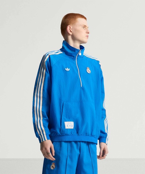 adidas レアルマドリード ナイロンジャケット L アディダス adidas ナイロンジャケット レアル・マドリード テラスアイコン