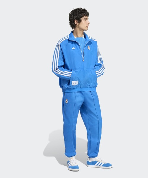 レアルマドリー　ナイロンジャケット　adidas 日本XLサイズ adidas ナイロンジャケット レアル・マドリード テラスアイコン