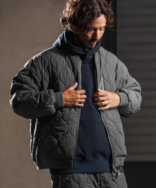 wjk reluxe ブルゾン アウター mj10960-gourd quilting MA-1 type