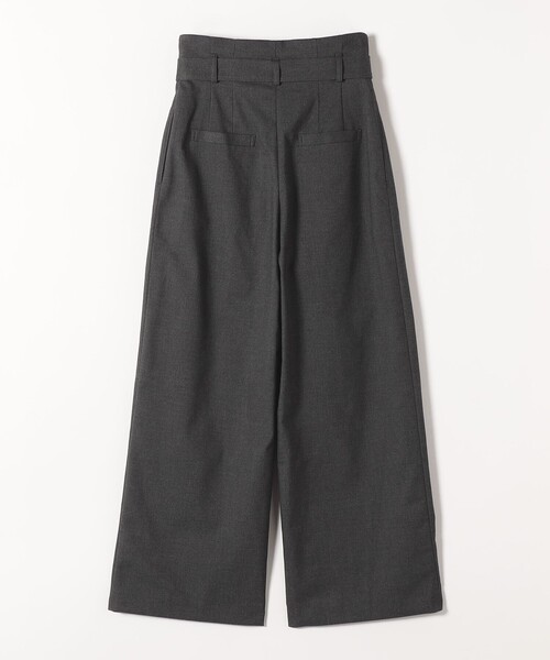 quaranciel ワイドパンツ パンツ quaranciel:「洗濯機可能」ハンサム