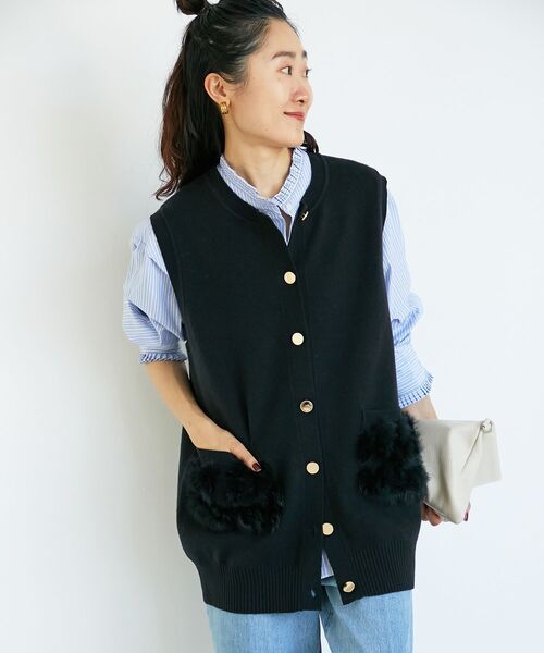 le.coeur blanc（ルクールブラン） ベスト ジレ TORRAZZO DONNA 別注