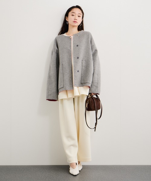 LE CERCLE par rope' コート アウター ダブルフェイスショートコート