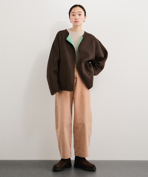 LE CERCLE par rope' コート アウター ダブルフェイスショートコート