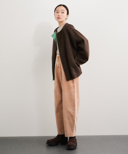 LE CERCLE par rope' コート アウター ダブルフェイスショートコート