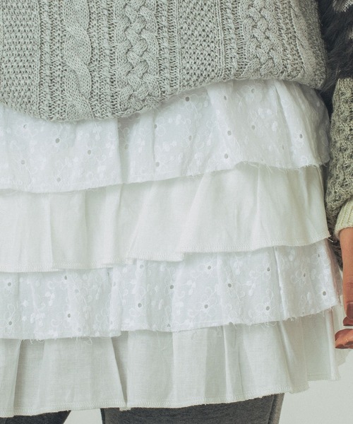 ROSE BUD（ローズバッド） スカート LACE SKIRT : ZOZOTOWN Yahoo!店