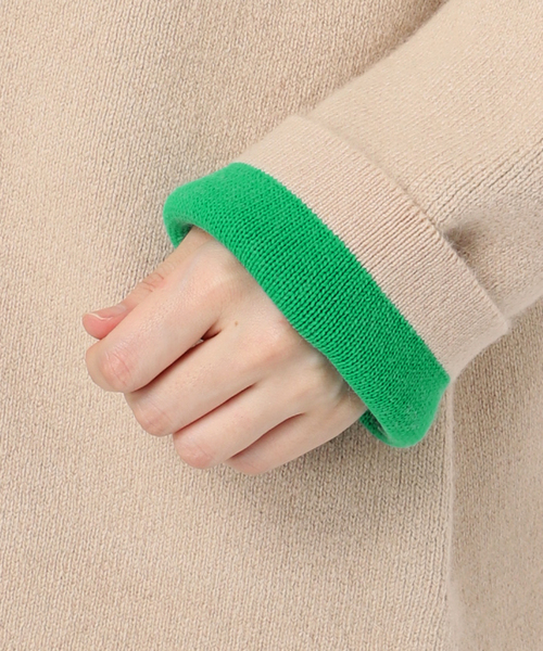 B.C STOCK（ベーセーストック） カーディガン 2層スムース編みロング