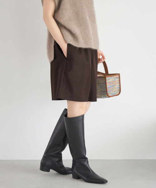 IENA（イエナ） パンツ 「追加3」ウォッシャブルウールショートパンツ