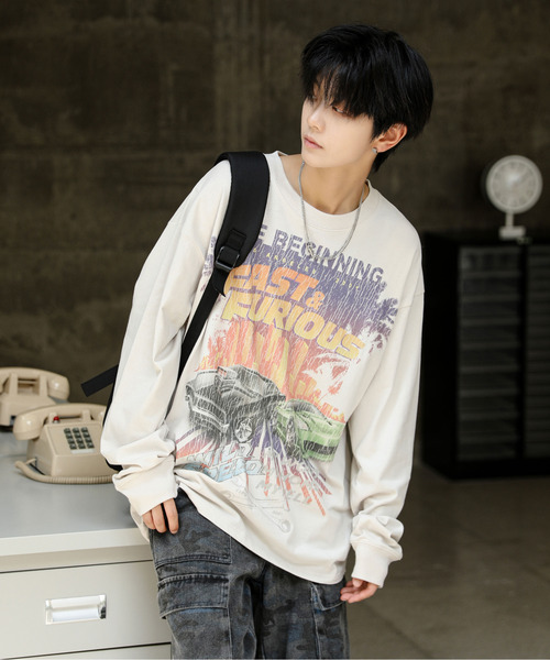 NEOS（KOKUYO） tシャツ 「neos」ルーズシルエット FAST＆FURIOUS WILD