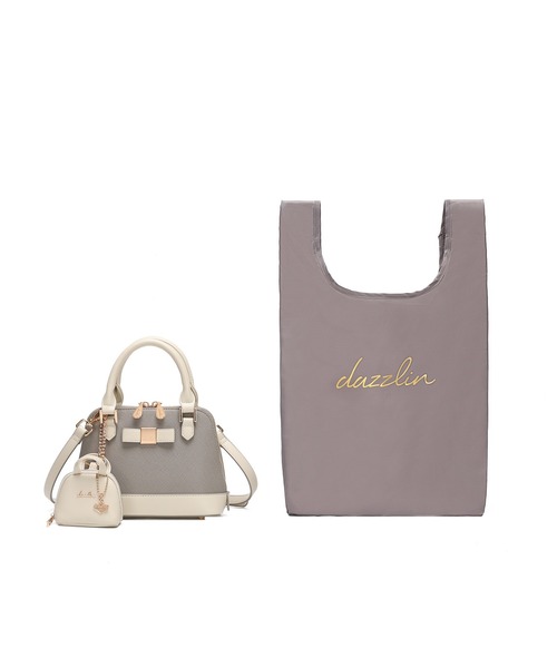 dazzlin（ダズリン） ハンドバッグ バレッタリボン エコバッグ入バッグ