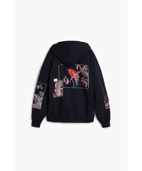 Desigual（デシグアル） トレーナー スウェット 風景柄のフード付き