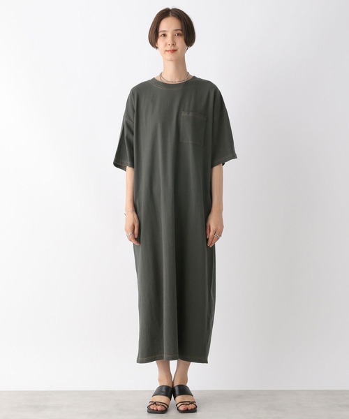 LEPSIM（レプシィム） Tシャツワンピース FREE ブルー レディース