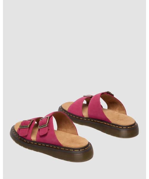 「Dr. Martens」 サンダル - ピンク メンズの画像