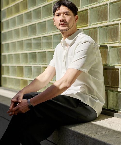 「SPU」 半袖シャツ M ナチュラル メンズ_画像2