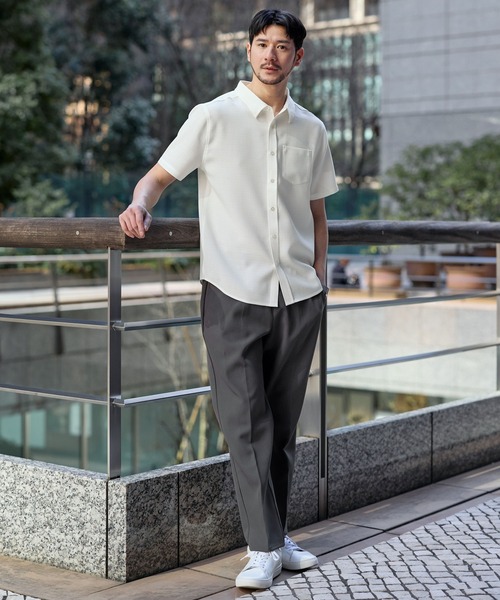 「SPU」 半袖シャツ M ナチュラル メンズ_画像3