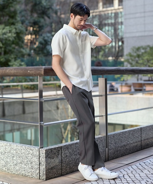 「SPU」 半袖シャツ M ナチュラル メンズ_画像4