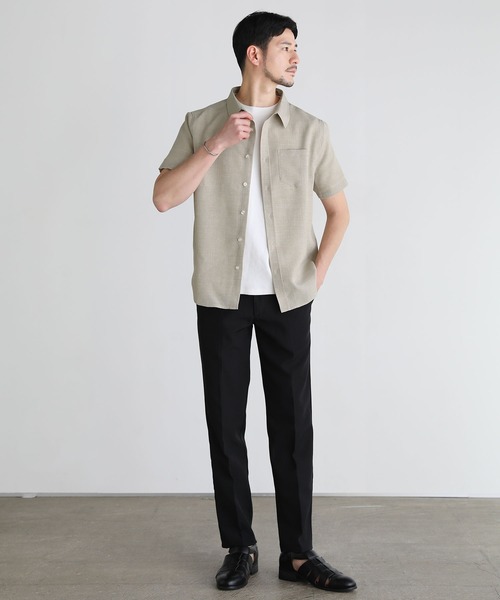 「SPU」 半袖シャツ M ナチュラル メンズ_画像9