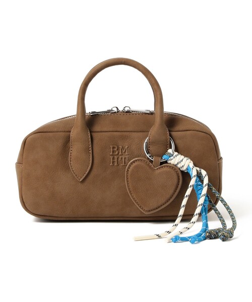 BEAMS HEART（ビームス ハート） ボストンバッグ チャーム付き