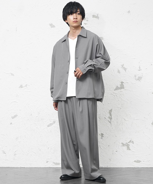 ジャケット　シャツ　パンツ　まとめ売り MinoriTY（マイノリティ） セットアップ 「MinoriTY」極とろみ生地