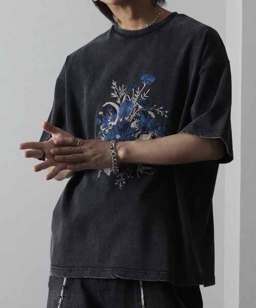 「welise」 半袖Tシャツ M ブラック系その他3 メンズ_画像4